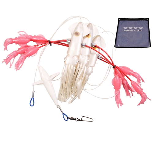 Wellsys Game Fishing Teaser - SQUID SPLASHER with 9in Squid SPECIAL