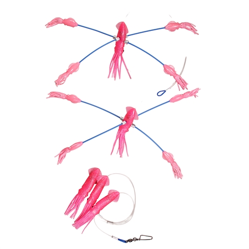 Wellsys Game Fishing Teaser - XF SQUID SPLASHER with 7in Squid