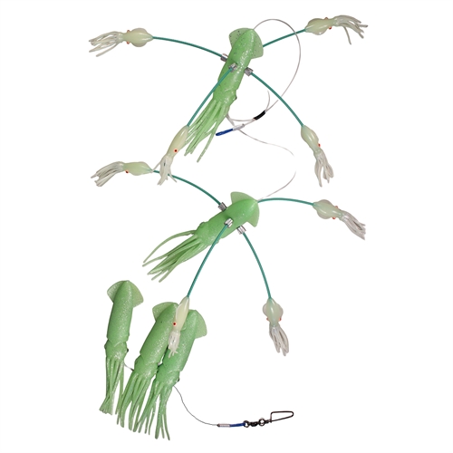 Wellsys Game Fishing Teaser - XF SQUID SPLASHER with 9in Squid