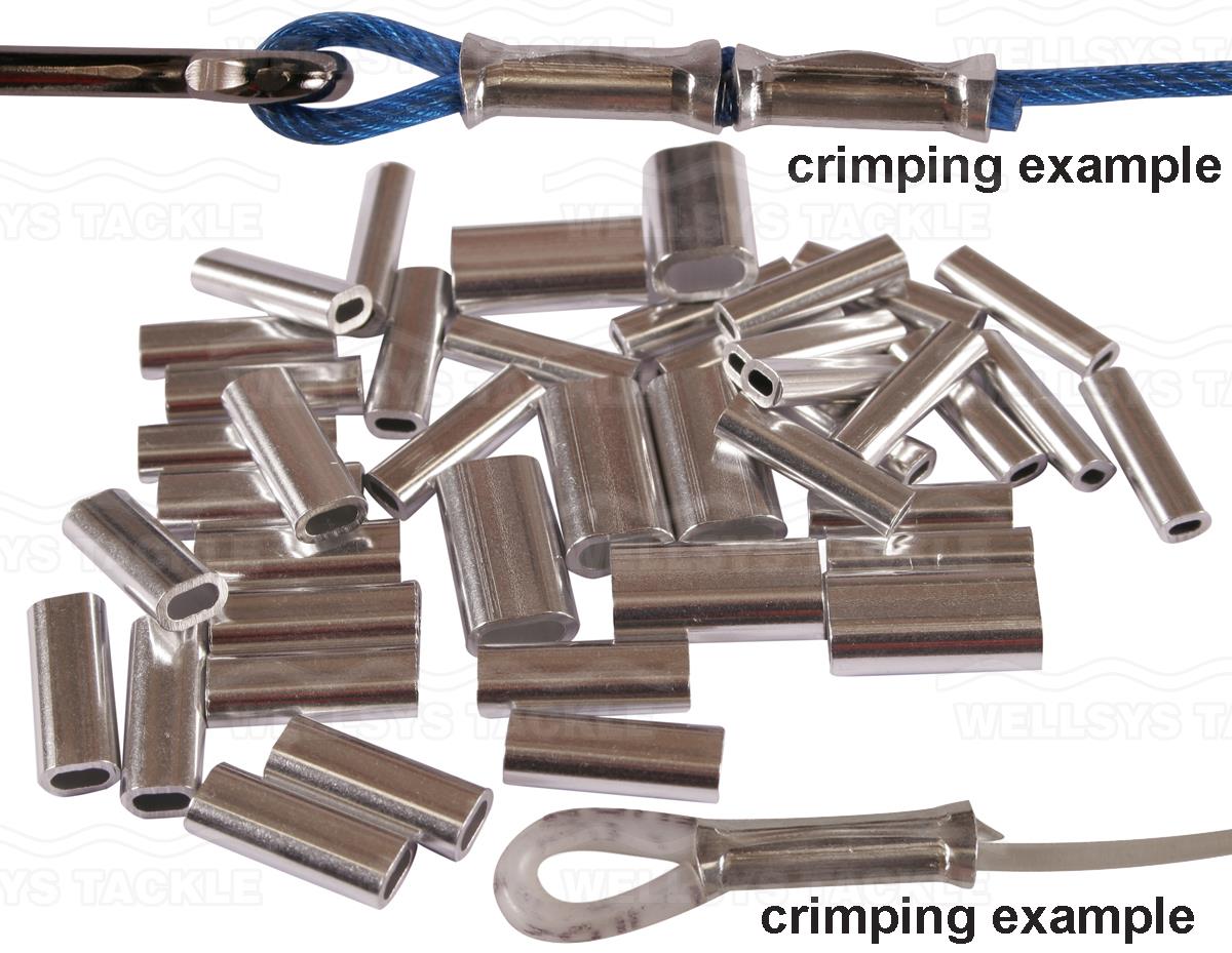 aluminum fishing crimps