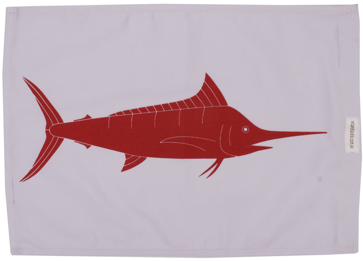 Wizard Game Fishing Flags STRIPED MARLIN