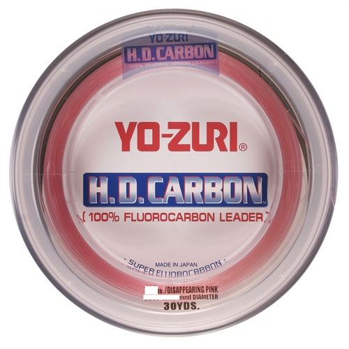 Yo-Zuri Pink H.D. Fluorocarbon Leader 30yds-27.4m